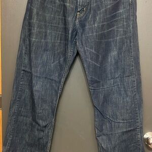 Levi's Dark Blue Straight Jeans